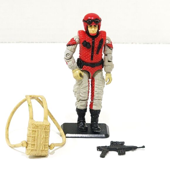 GI Joe Crazy Legs (V1) Action Figure Hasbro ARAH Gun and Backpack Vintage 1987 - Picture 1 of 13